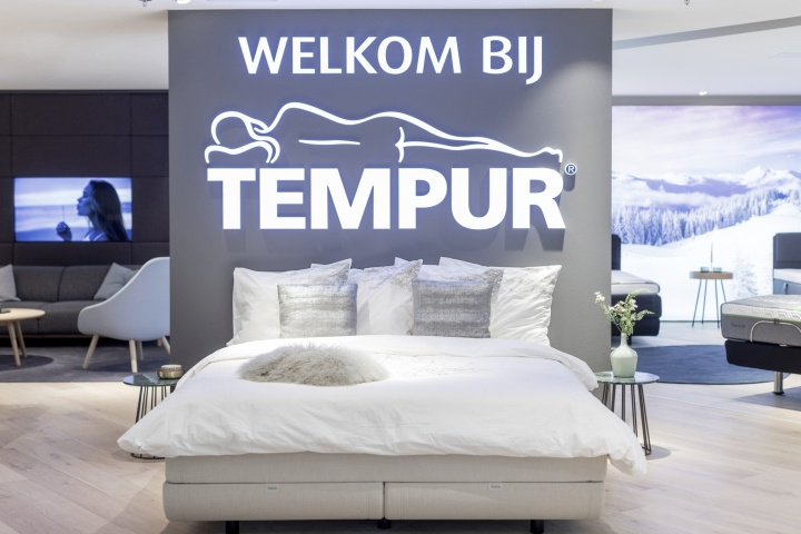 Tempur泰普爾床墊旗艦店店鋪空間設計，新北歐酒店風格