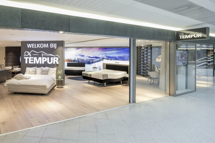 Tempur泰普爾床墊旗艦店店鋪空間設計，新北歐酒店風格