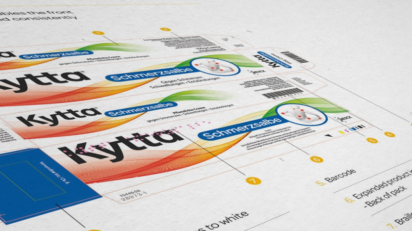 Kytta基塔止痛藥品牌定位重塑與動(dòng)感漸變色條藥品包裝設(shè)計(jì)