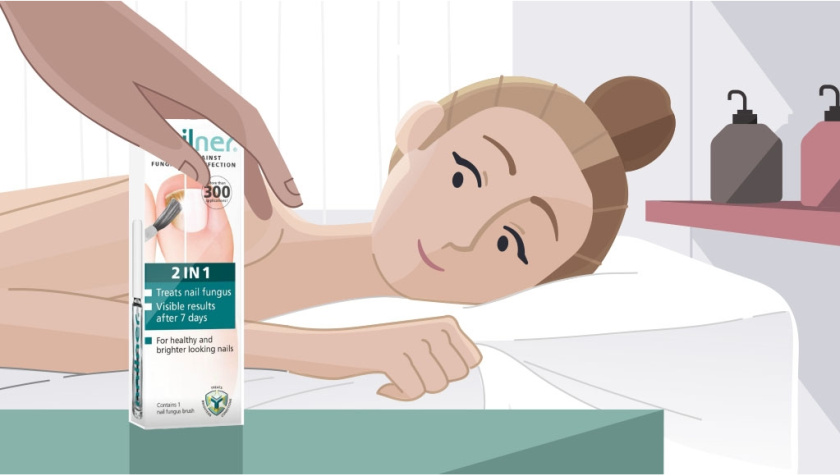 Nailner美甲修復(fù)劑真菌指甲治療藥品TVC二維動(dòng)畫廣告策劃“7天見效”