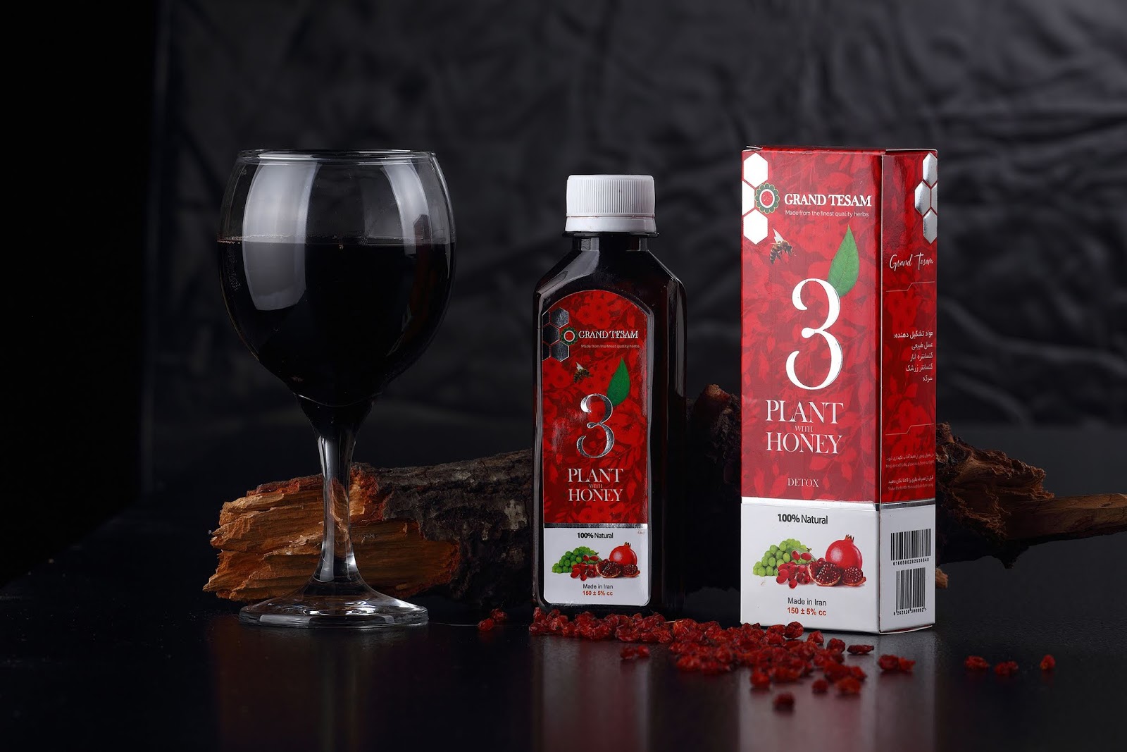 Tesam 草本蜂蜜蜂糖漿包裝設計“數字篇”