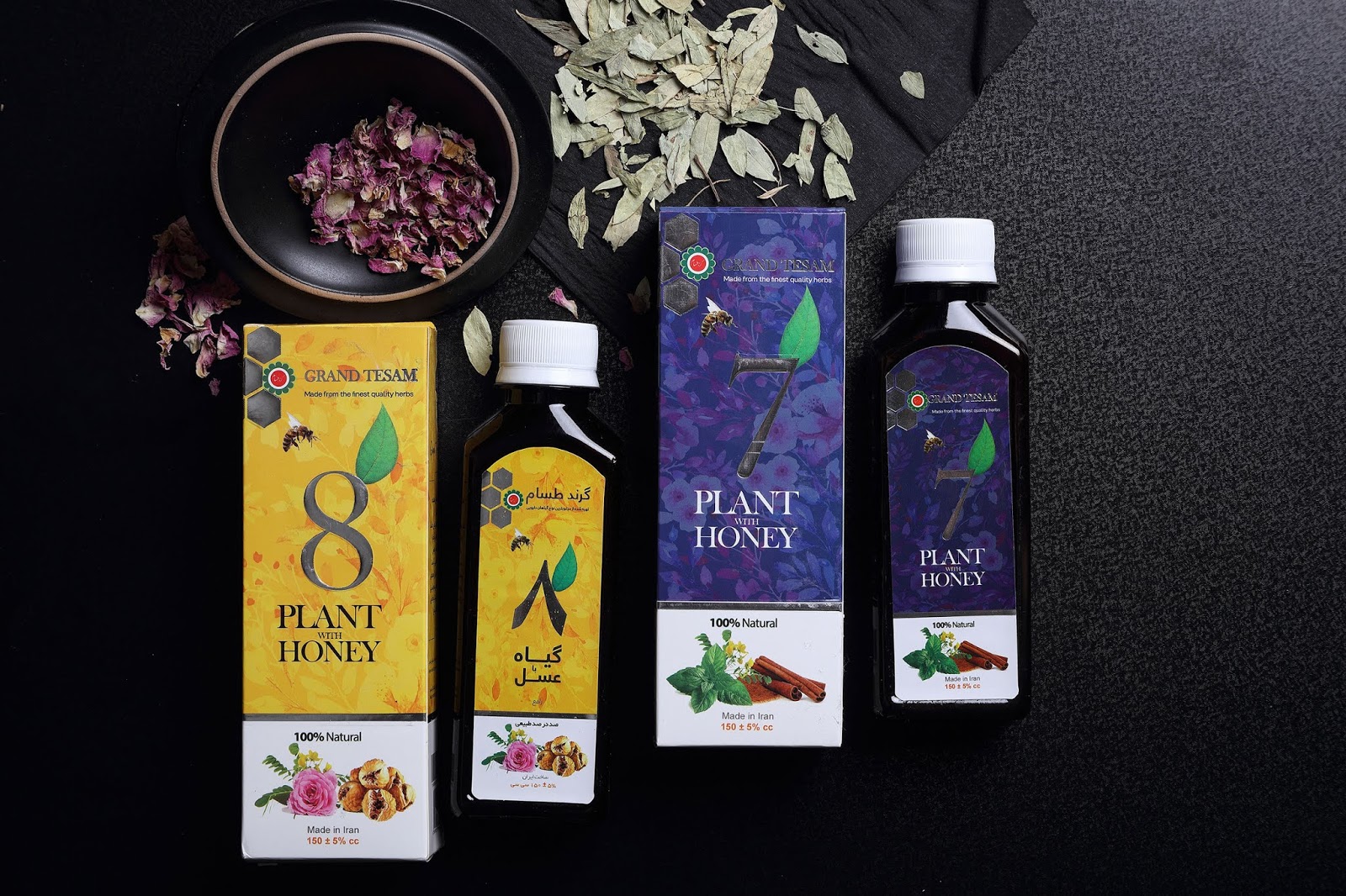 Tesam 草本蜂蜜蜂糖漿包裝設計“數字篇”