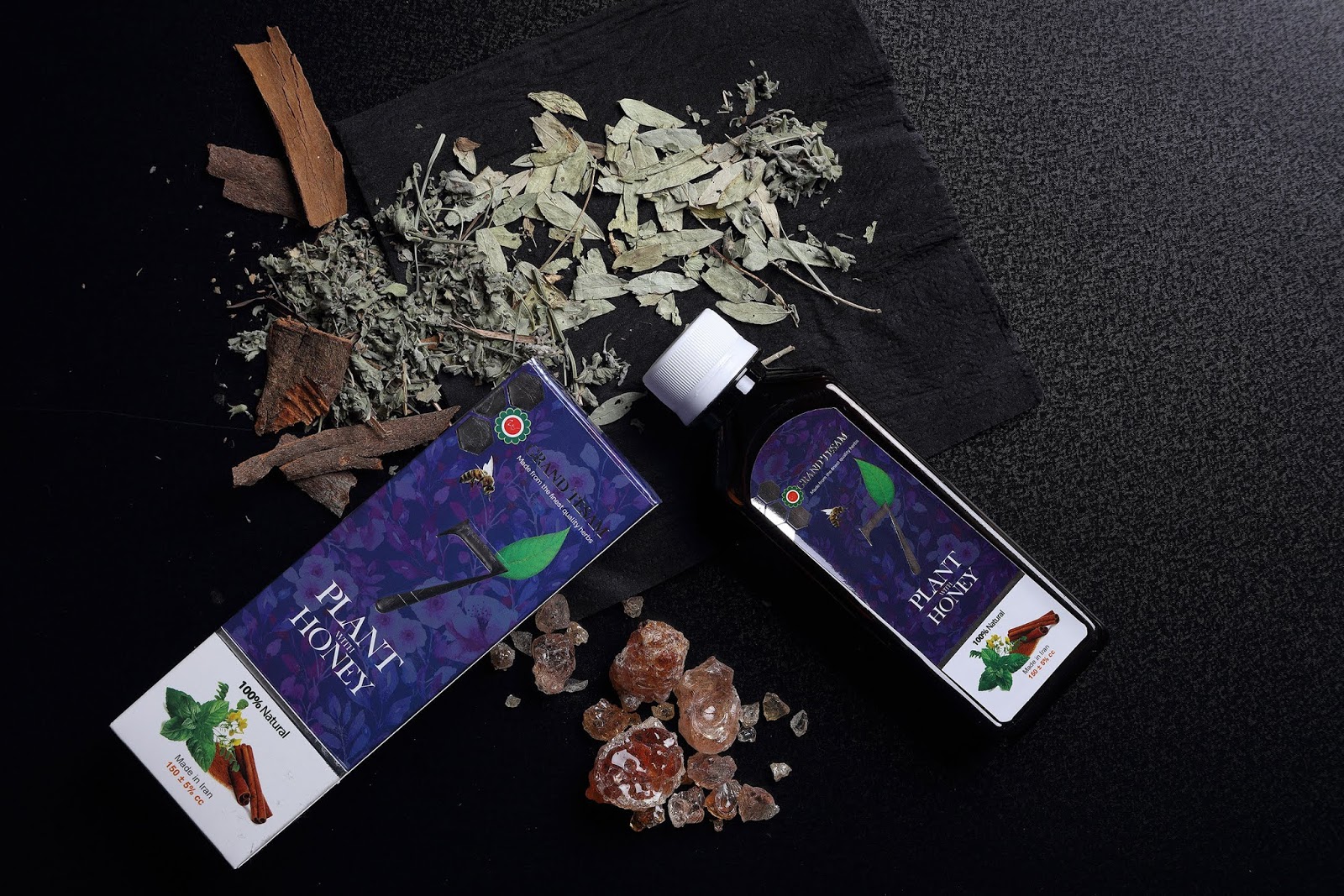 Tesam 草本蜂蜜蜂糖漿包裝設計“數字篇”