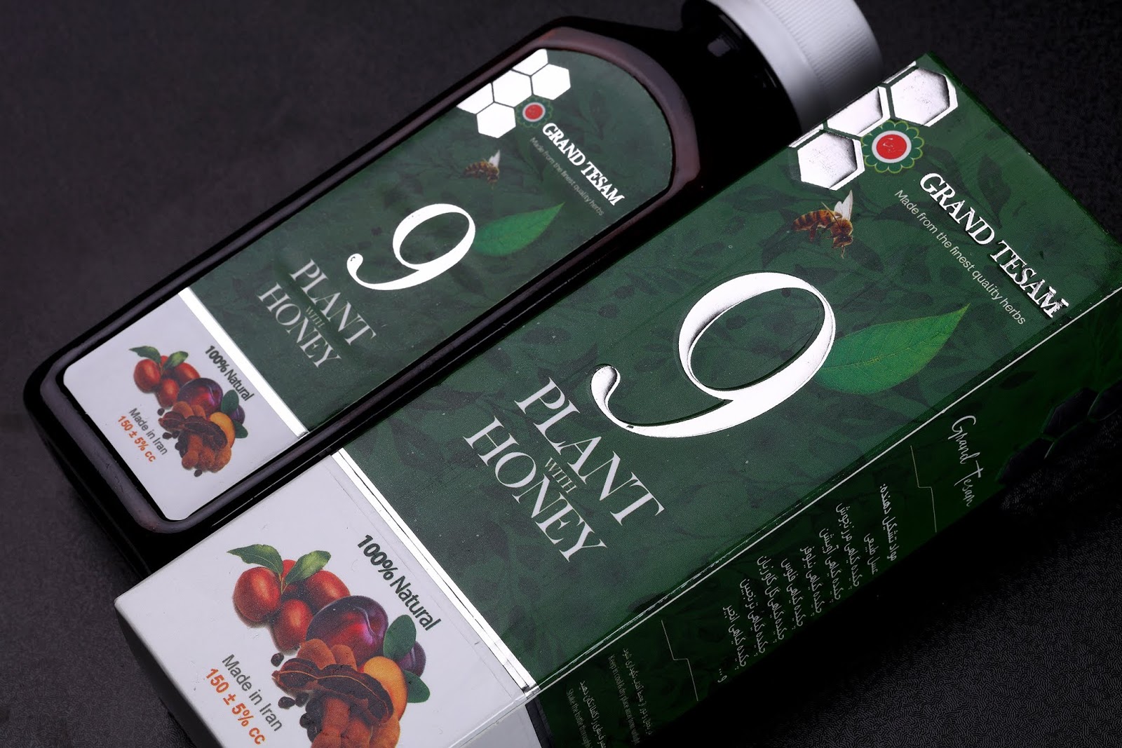 Tesam 草本蜂蜜蜂糖漿包裝設計“數字篇”