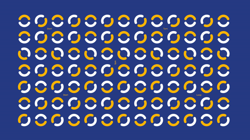 Cargobot 物流貨運品牌vi形象設(shè)計與視覺識別系統(tǒng)，基于靜態(tài)形式的運動