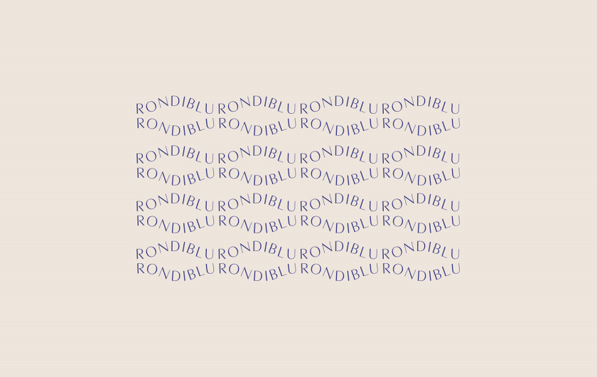 RONDIBLU 床墊睡眠產(chǎn)品品牌形象vi設(shè)計(jì)-曲線logo設(shè)計(jì)