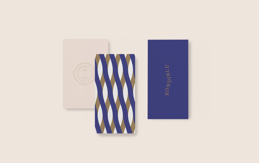 RONDIBLU 床墊睡眠產(chǎn)品品牌形象vi設(shè)計(jì)，交織的紡織與床墊波浪曲線