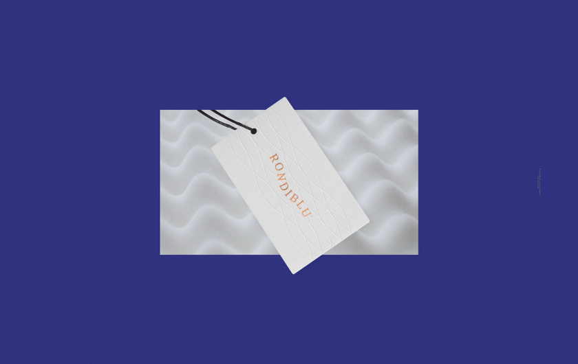 RONDIBLU 床墊睡眠產(chǎn)品品牌形象vi設(shè)計(jì)，交織的紡織與床墊波浪曲線