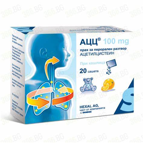 ACC抗支氣管炎藥品盒包裝設(shè)計。兒童人體模型疊加肺部支氣管圖形