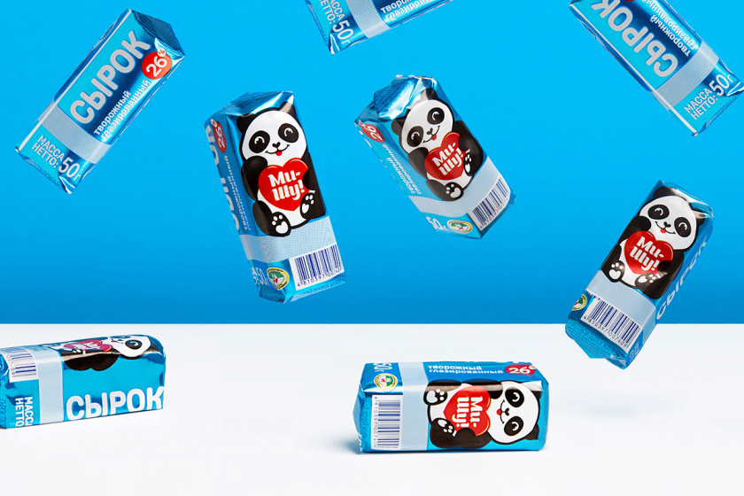 Mi-Shu 豆腐干包裝設(shè)計，品牌命名與熊貓插畫設(shè)計