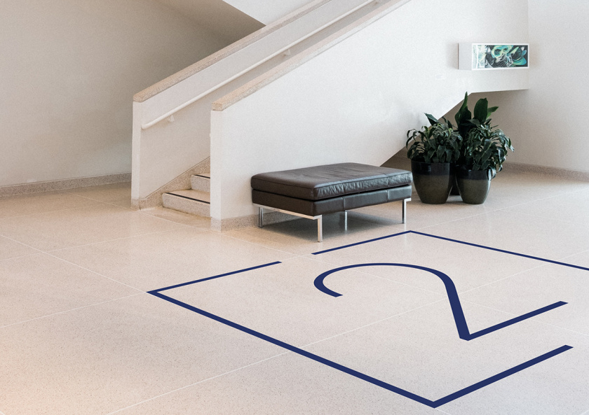 Place 67 共享辦公空間品牌形象vi設計logo設計-內部導視設計，辦公風格裝飾元素