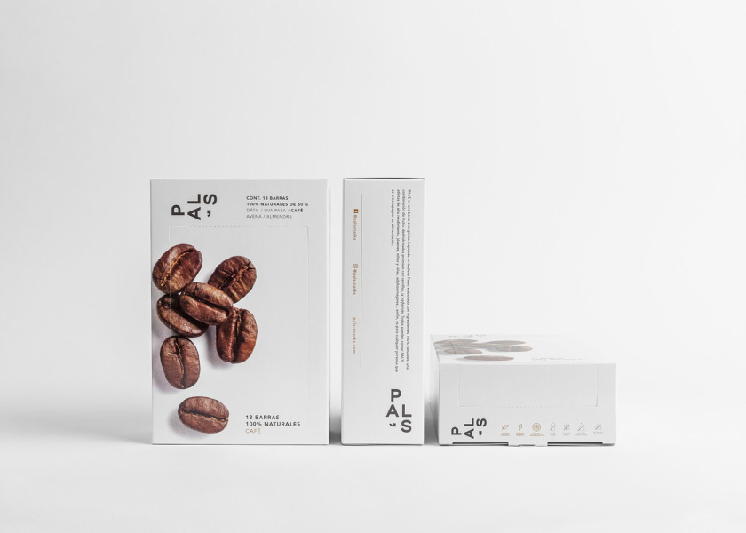 Pal‘s全天然零食能量棒休閑零食包裝設計，富有藝術性的產品組合照片