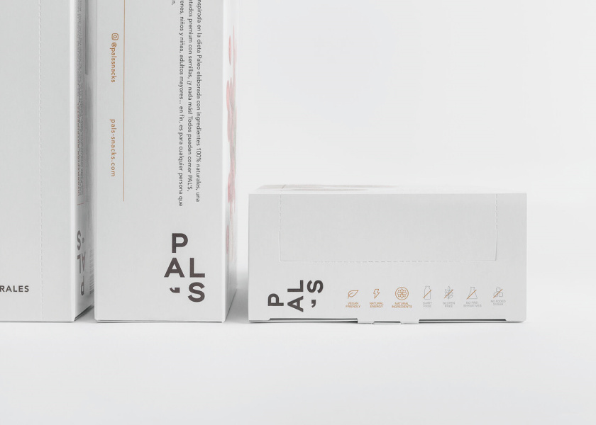 Pal‘s全天然零食能量棒休閑零食包裝設計，富有藝術性的產品組合照片