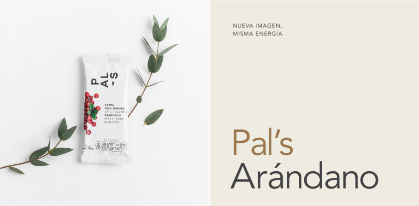 Pal‘s全天然零食能量棒休閑零食包裝設計，富有藝術性的產品組合照片