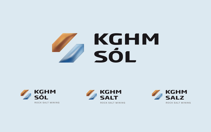 KGHM Salt巖鹽品牌視覺形象logo設(shè)計(jì)vi設(shè)計(jì)，幾何立體色塊風(fēng)格