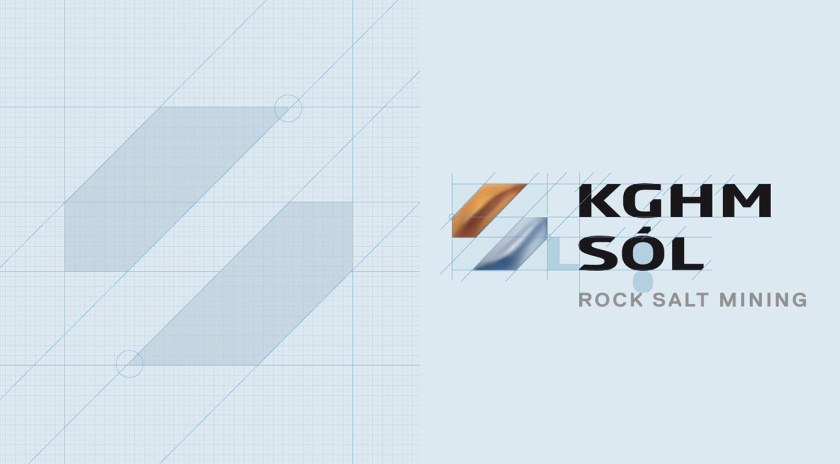 KGHM Salt巖鹽品牌視覺形象logo設(shè)計(jì)vi設(shè)計(jì)，幾何立體色塊風(fēng)格