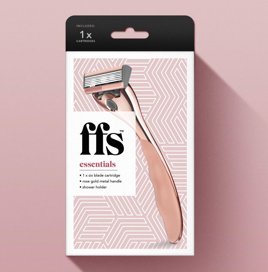 英國FFS女士剃毛刀品牌包裝設計，傳達“美麗應該輕松”的品牌精神