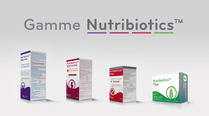 nutribiotics OTC系列藥品包裝設(shè)計(jì)，采用獨(dú)特的符號(hào)標(biāo)識(shí)來(lái)區(qū)分產(chǎn)品