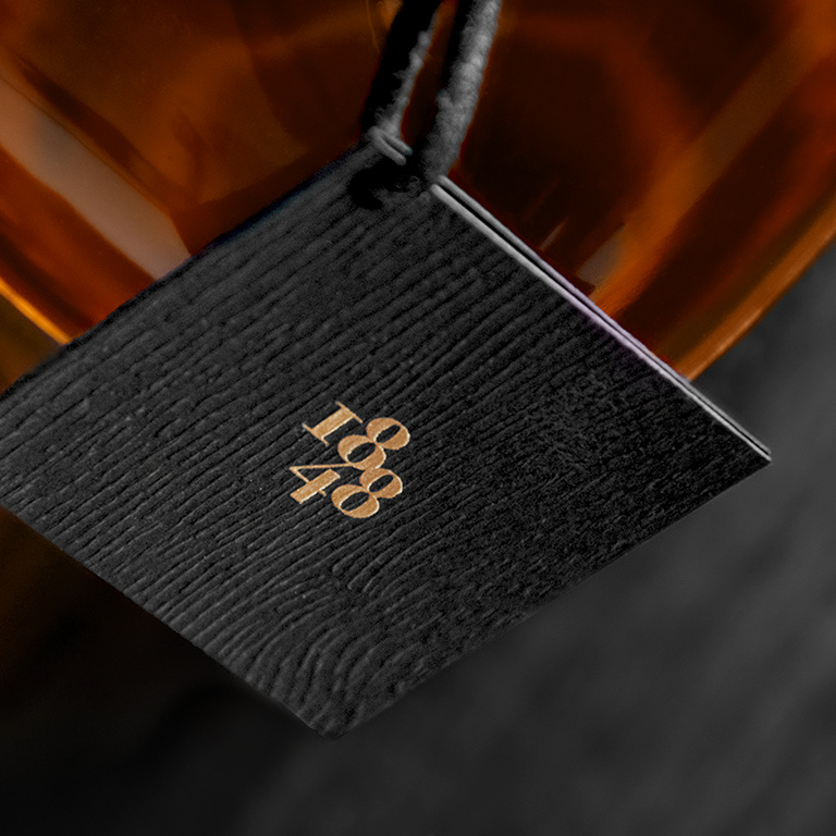 德國葡萄酒品牌1848“樹木年輪”圖案包裝設計