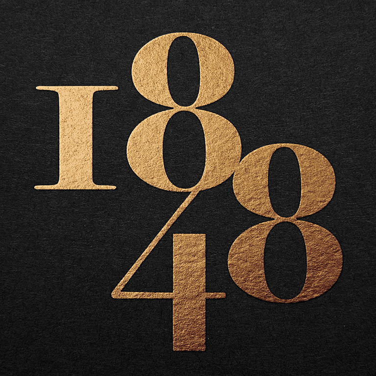 德國葡萄酒品牌1848“樹木年輪”圖案包裝設計