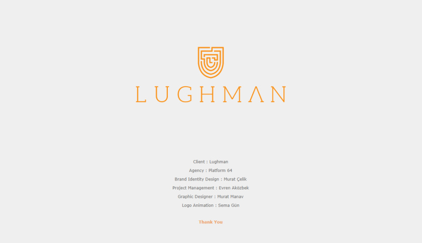 LUGHMAN 消費品公司迷宮線條盾牌logo設計與vi設計