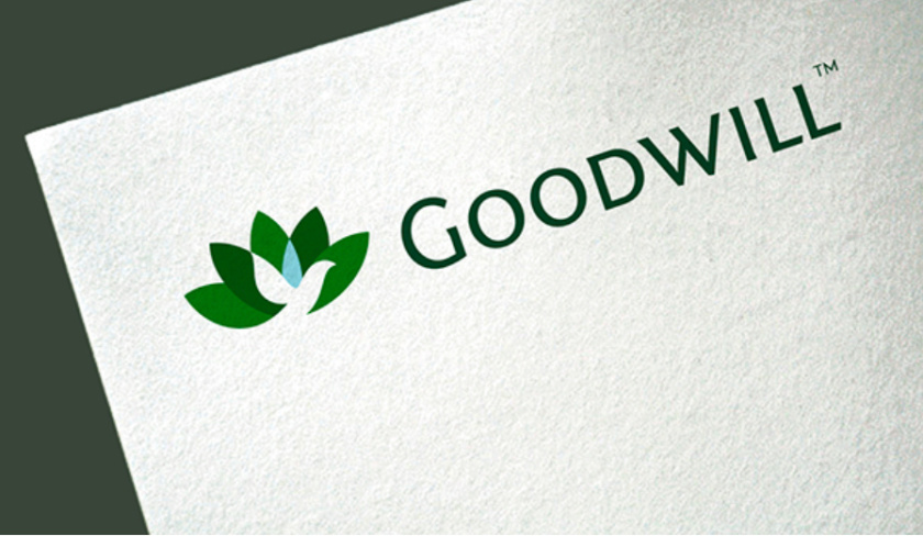 Goodwill 糧食面粉企業(yè)品牌logo設(shè)計(jì)與品牌形象識(shí)別設(shè)計(jì)，小鳥與花朵結(jié)合元素