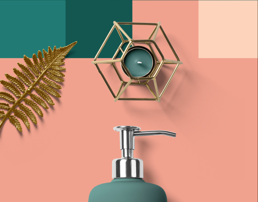 Madelyn 化妝品品牌logo設計“花朵+星星”元素