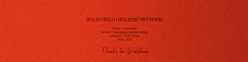 Solid Gold 純金狗糧包裝設計，寵物與主人的簡約扁平插畫風格