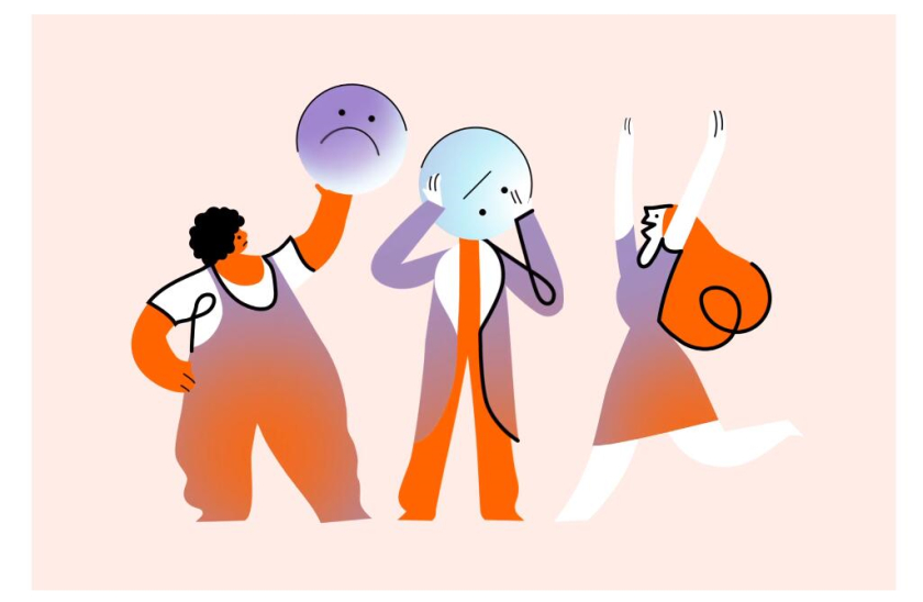 Hotjar 網站熱點工具品牌logo設計“抽象熱浪+極簡插圖品牌應用設計”