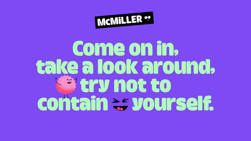 McMiller游戲公司 品牌消息傳遞廣告版式設(shè)計(jì)