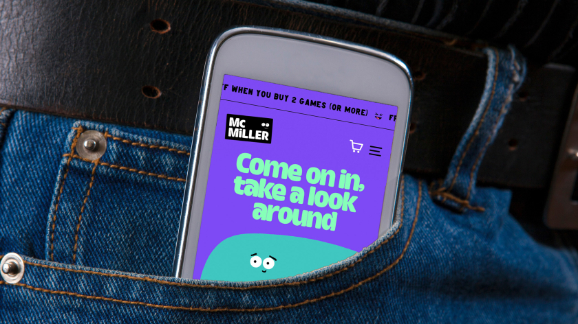 McMiller游戲公司移動(dòng)網(wǎng)站設(shè)計(jì)效果