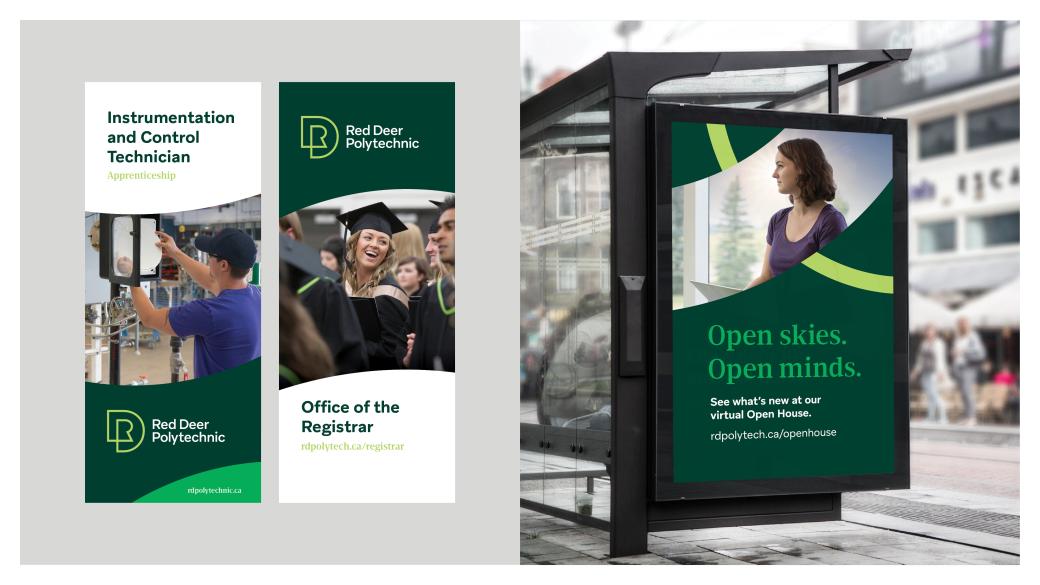 Red Deer 職業技術學院大學logo設計、學校品牌vi視覺形象設計