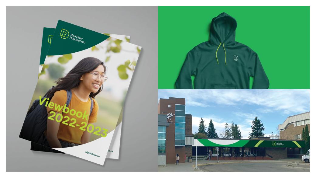 Red Deer 職業(yè)技術(shù)學(xué)院大學(xué)logo設(shè)計(jì)、學(xué)校品牌vi視覺形象設(shè)計(jì)