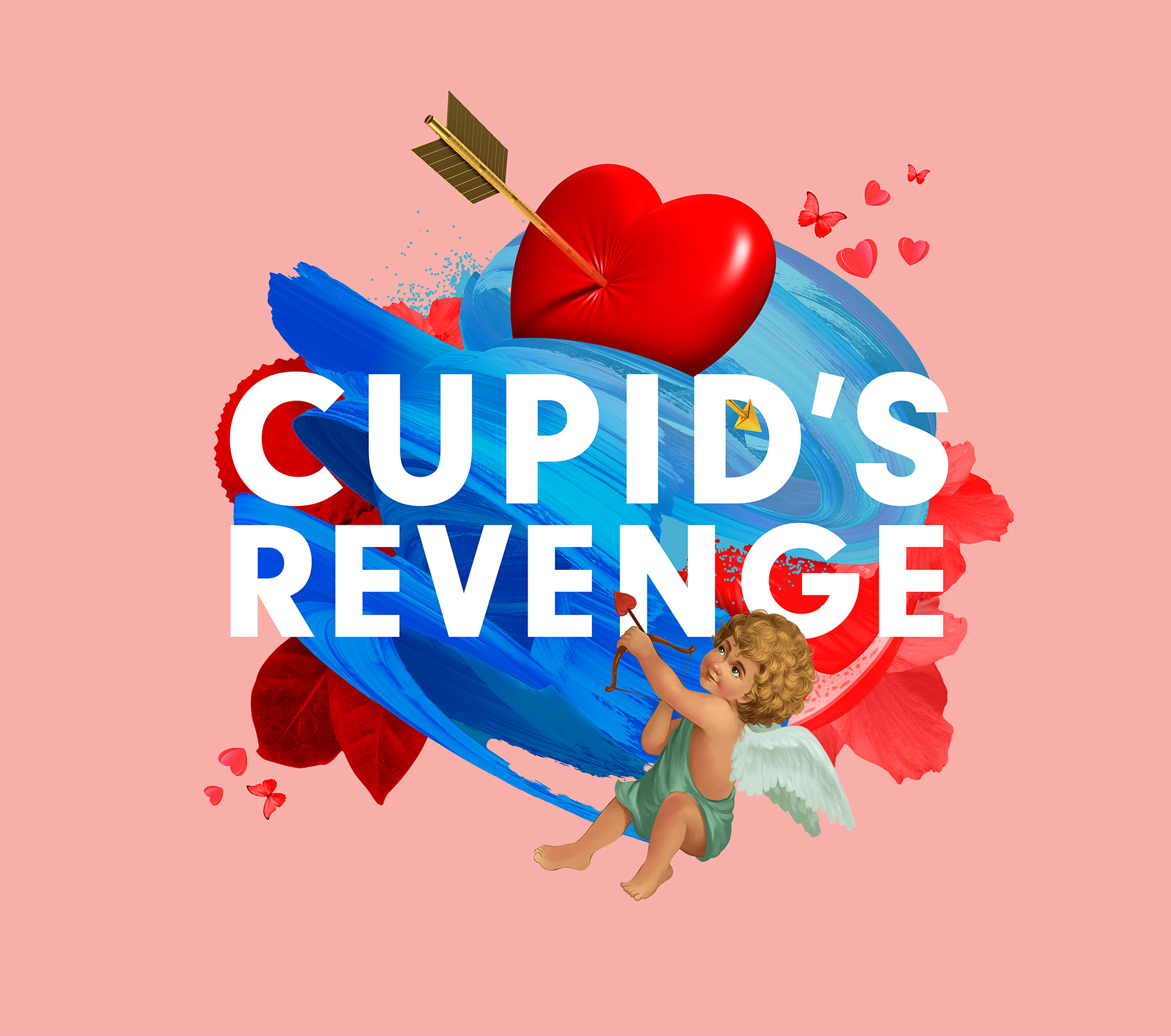 Mixton 雞尾酒包裝設(shè)計(jì)“3D混合元素拼貼插圖風(fēng)格”