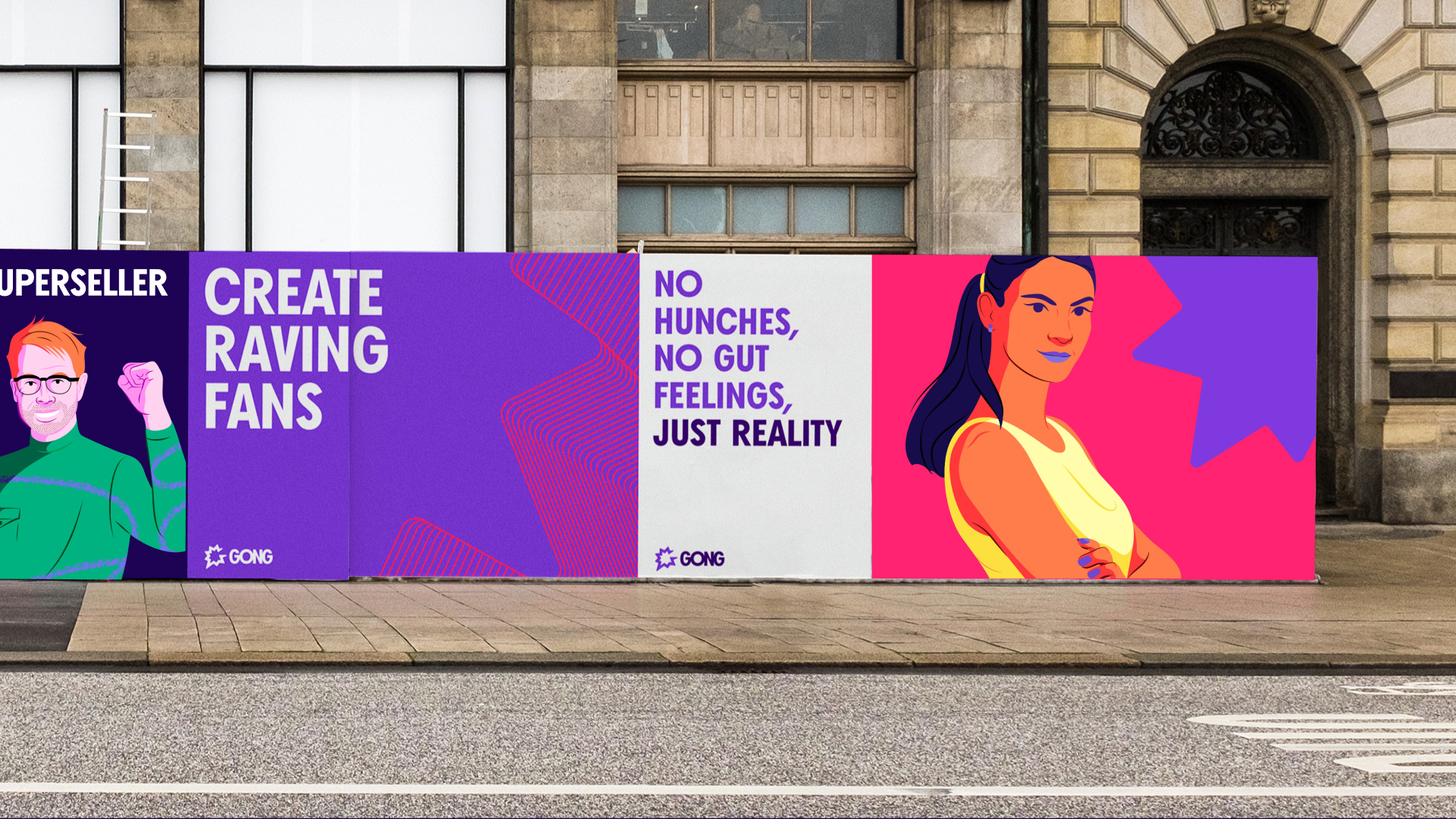 CRM客戶關系管理平臺GONG品牌logo設計vi設計，慶祝星星元素+對話框+G