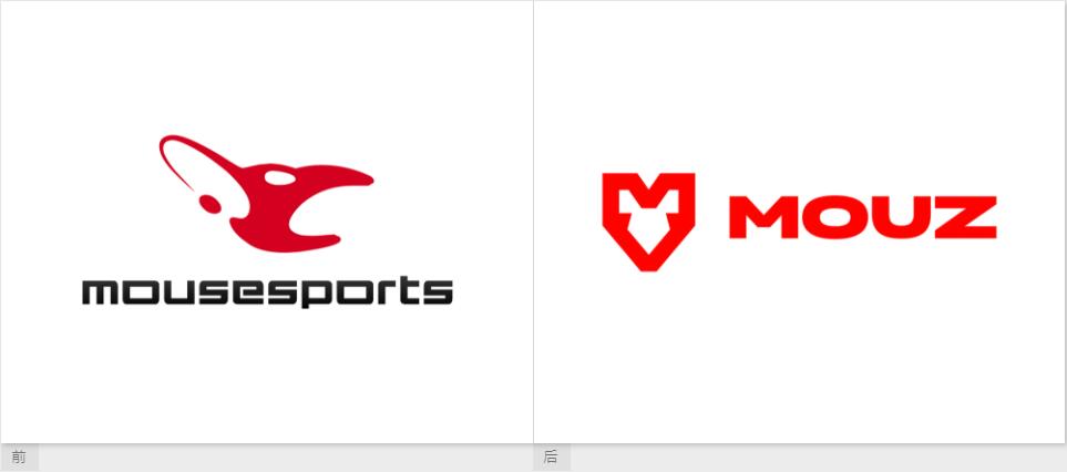 Mouz 專業電子競技組織新logo設計 “心形+“M”的老鼠外形