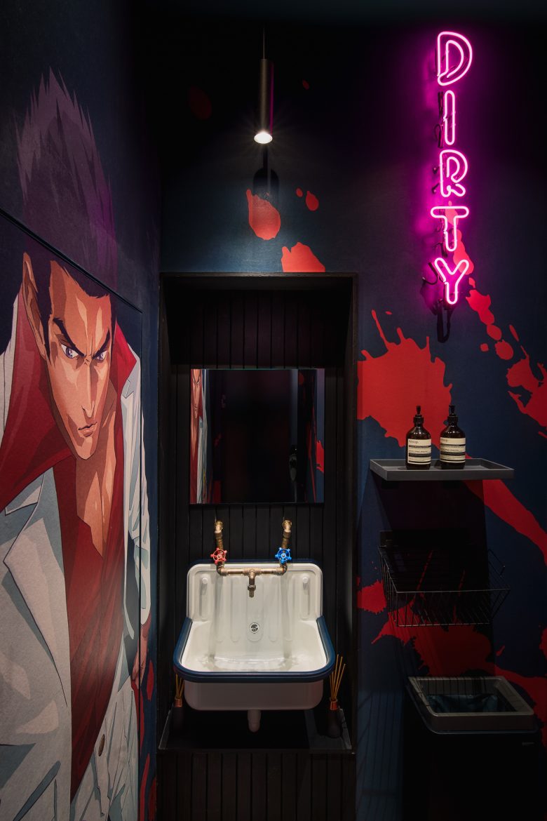 The Catch 日式酒吧餐廳空間設計“霓虹燈和漫畫”風格