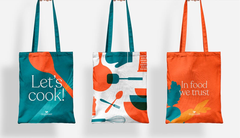 Deglasser 烹飪學校教育品牌視覺識別logo設計vi設計