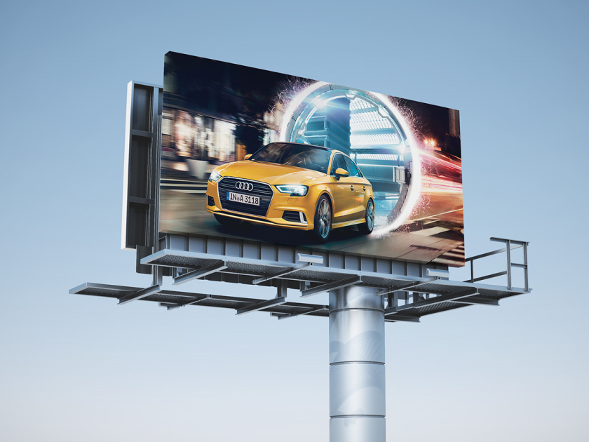 Audi 奧迪 A3 汽車宣傳主KV平面廣告設計“超時空傳送”篇