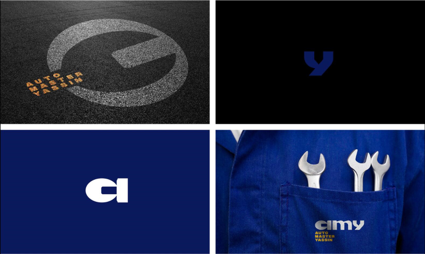 cimy 汽車維修保養(yǎng)服務中心logo設計vi設計