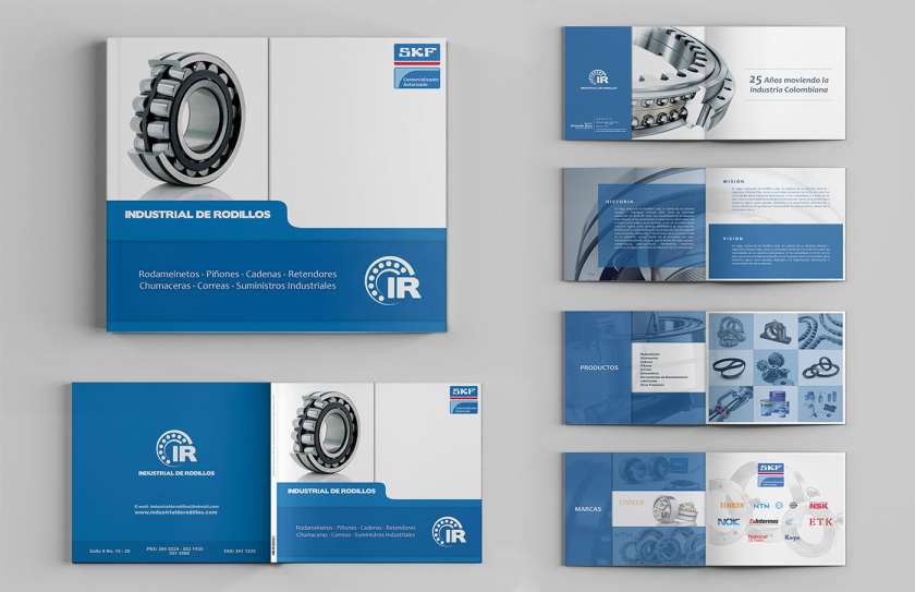 skf IR工業軸承品牌形象設計與定位設計