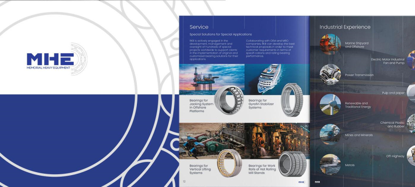 PKB機械工業軸承宣傳畫冊設計