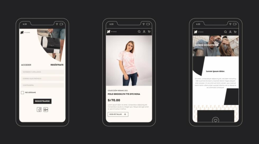 Nyord 服飾品牌識別設計-logo與vi設計-網站設計