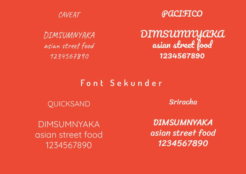 DIMSUMNYAKA 包子餃子點心手繪插圖設計