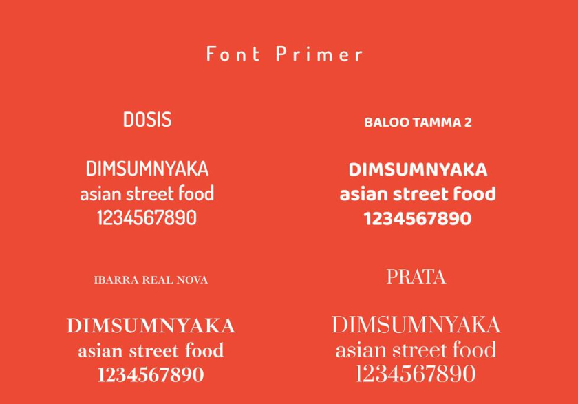 DIMSUMNYAKA 包子餃子點心手繪插圖設計