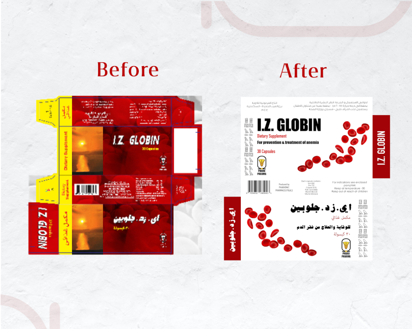 Pharaonia貧血治療藥品包裝設計
