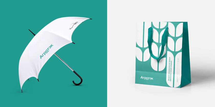 Agrotech農(nóng)業(yè)科技公司品牌形象設(shè)計(jì)與“禾苗葉子”vi輔助圖形設(shè)計(jì)