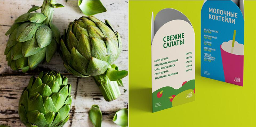 Вкусно 食品連鎖零售商品牌vi形象設計包裝設計，手寫字體+豐富配色營造食欲感