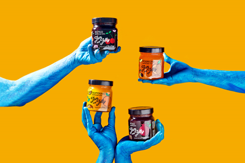 Jam and Jelly 果醬包裝設計“波普插圖風格”