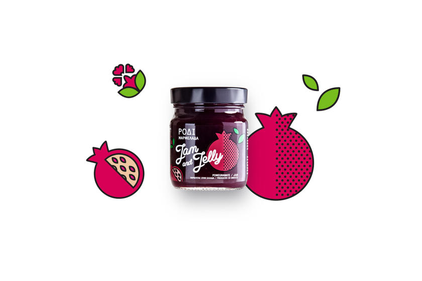 Jam and Jelly 果醬包裝設計“波普插圖風格”